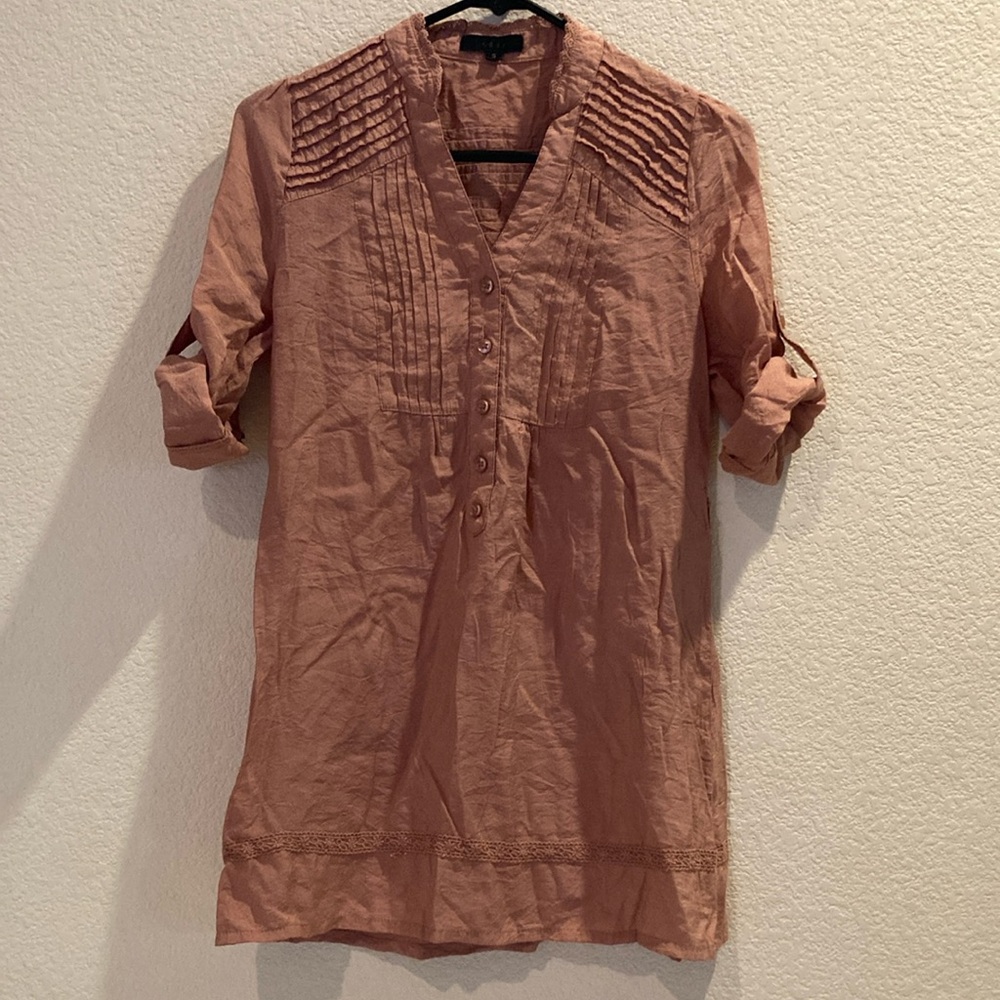 edge Women's Pink Tunic Top